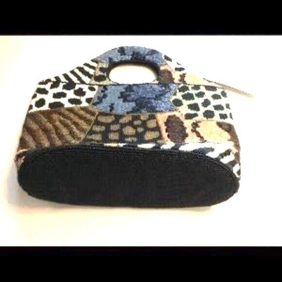 Beaded Handbag By Beverly Hills Bag Lady Size 12" x 8" x 4" NWT - Picture 3 of 10